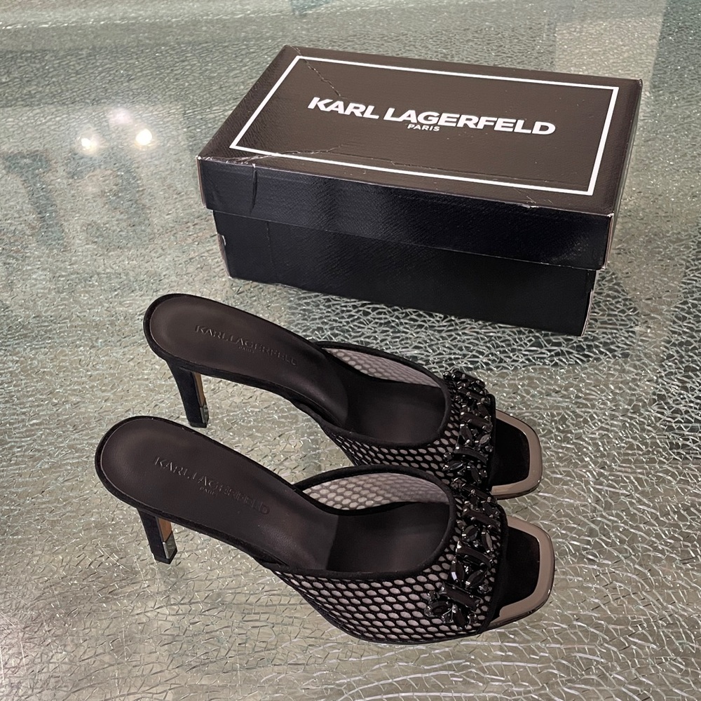 Karl Lagerfled Belita Dress Heel - Picture 4 of 15